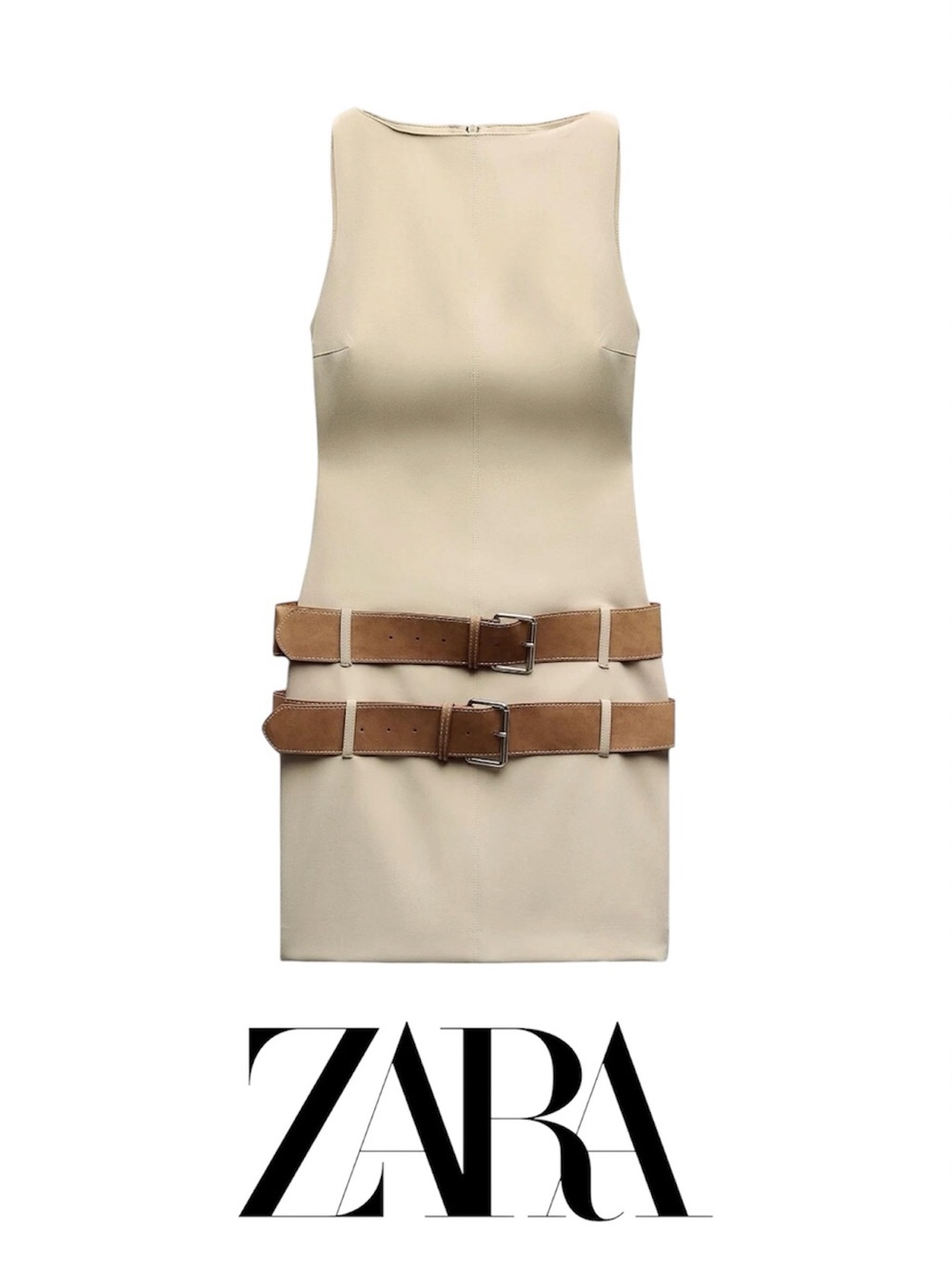 Zara Double Belted Dress